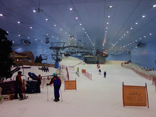 25 View inside of the ski slope before we head up the ski lift