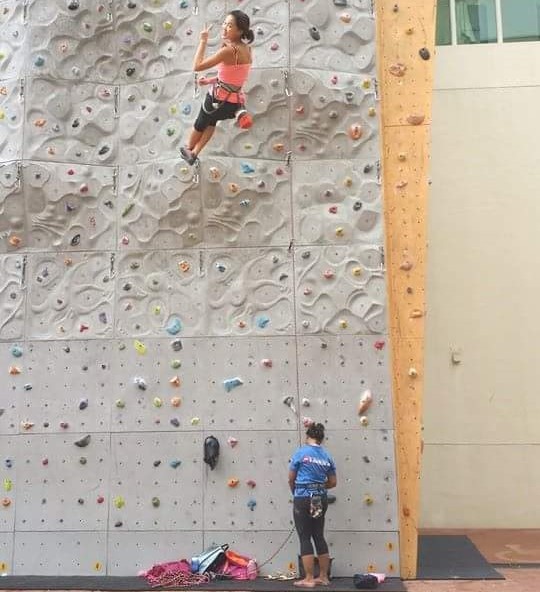 lead climbing at Climb Asia near Farrer Park mrt station| rock gyms in singapore