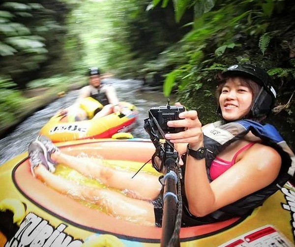 Adventure Streak 1 - Canyoning down the river rapids and get spinned around and soaked up in our tiny little 1 man floats