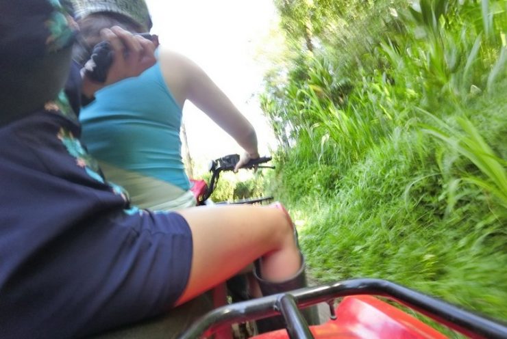 Adventure Challenge Number - Quad Biking through bumpy terrain and narrow paths and roads