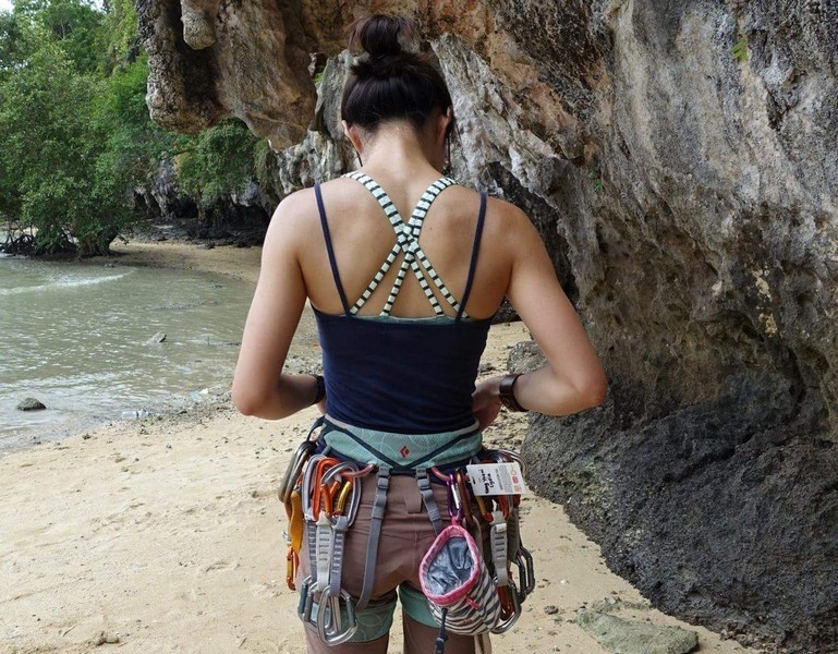 Lydia Yang Rock Climber of Lydiascapes | Rock climbing in Krabi Thailand in 2015