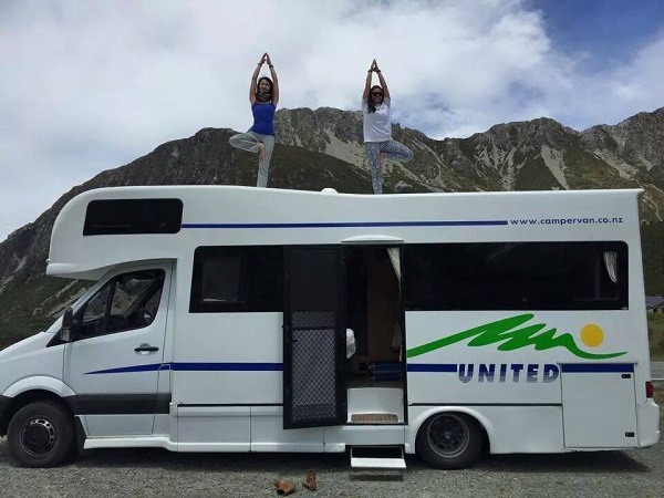 Singaporean Women in Travel - Shot was taken on top of our campervan at Mount Cook New Zealand South Island. Read more about the adventures of New Zealand here