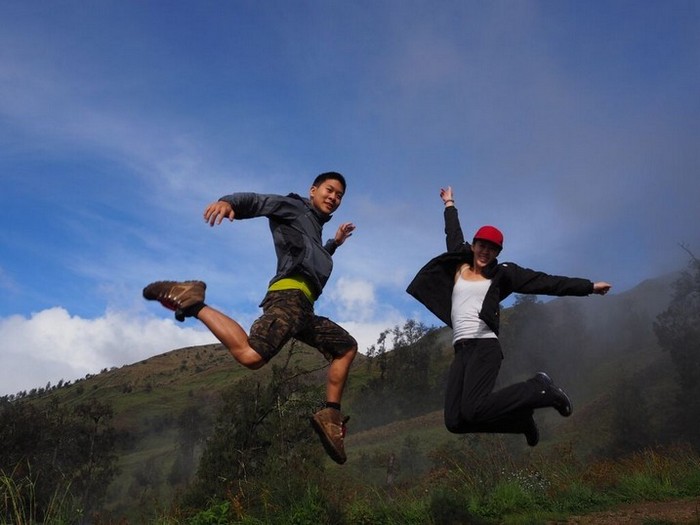 when I say jump you say how high | Lombok indonesia mountains