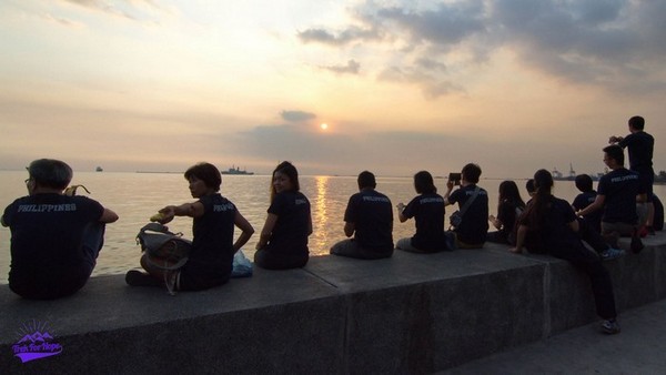 Sunsets and mediation at Manila City