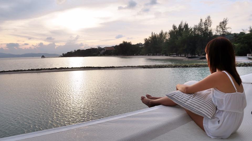 enjoying the sunset | Best island resort langkawi