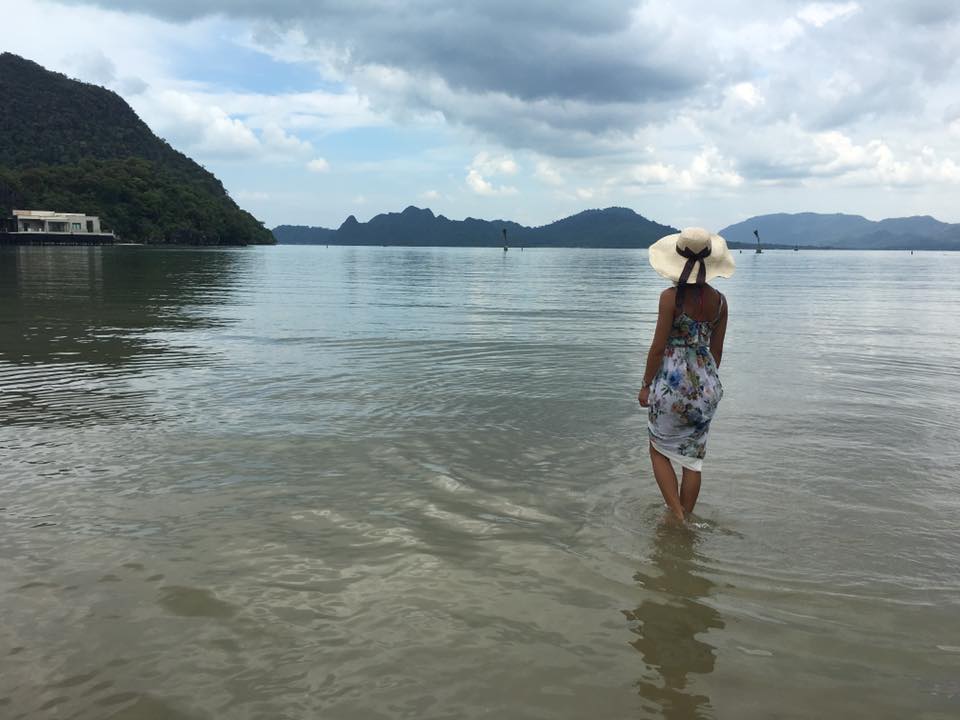 Pulau Langkawi - One of the Archipelagos in Malaysia. The view of the water with the mountains in the background is lovely. Imagine if the sun was shining as well!
