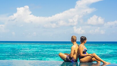 The fresh goodness of Maldives air, sun and sea