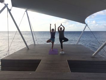 private beach retreat for yogis