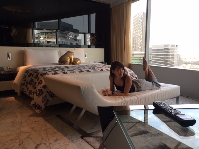chilling in the bedroom | hen night bangkok bachelorette party