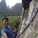 Wefie on the go | rock climbing in asia and china