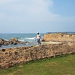 20161231 120142 ely on the fort in sri lanka with the coastal backdrop