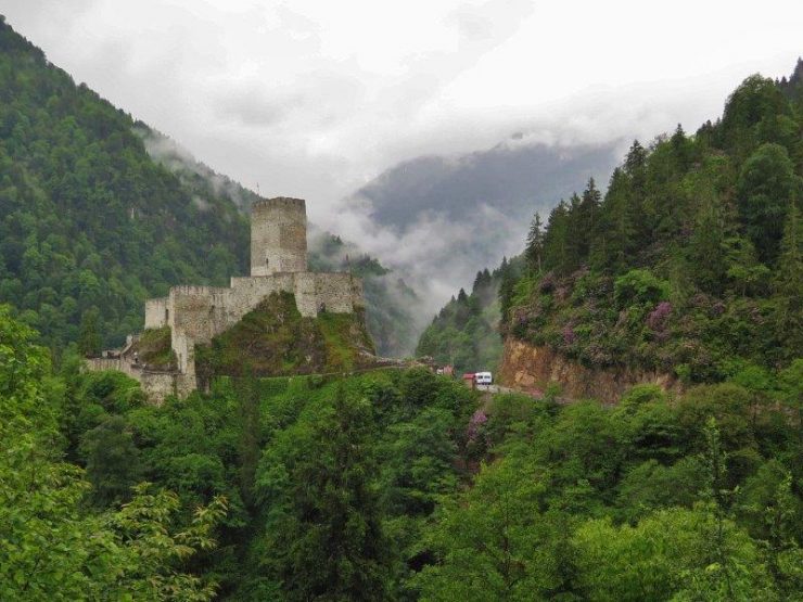 The Castle on a hill - The Black Sea Region of Turkey - Rize Kalesi