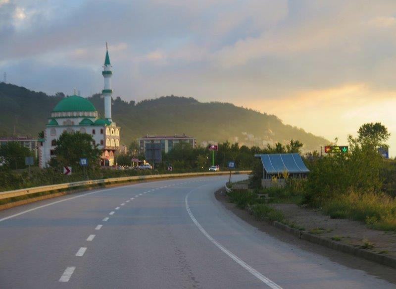 Going towards Samsun with the sunset - The Black Sea Region of Turkey
