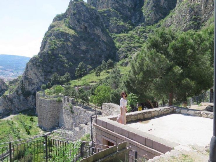 Welcome to Amasya the pretty town with mountain rock tombs carvings and statues