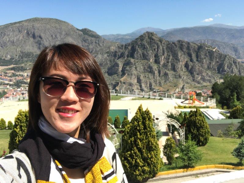 View of Amasya from my hotel room
