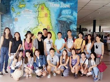 good shot at tioman ferry terminal - short vacation getaway for Singaporeans and asians