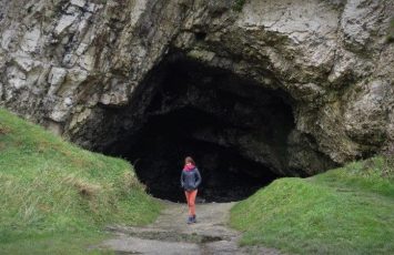 One of the many gorgeous caves in Ireland that we visited during our bus tours