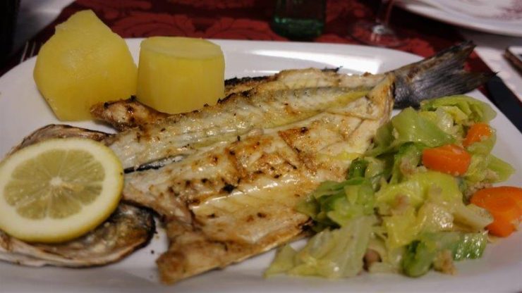 Grilled Fish with Lemon. Simple but so good. Warning, watch out for bones and scales if you are only use to eating boneless fillet fish. One of the best seafood restaurants in Lisbon?