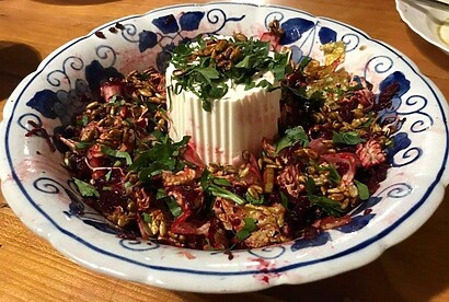 Lovely salad with beetroot home cook style