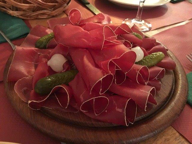 IMG 0675 1 Yummy thin sliced parma ham | Switzerland in Winter