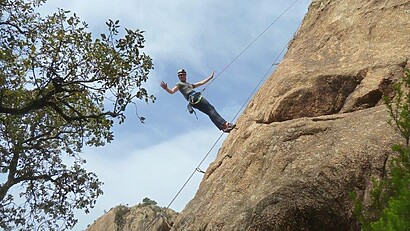 Rock climbing at Solius