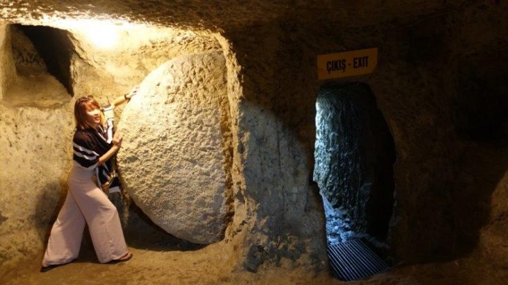 Intricate underground Cave Passages and Network for the people | Turkey Caves and Underground Cities