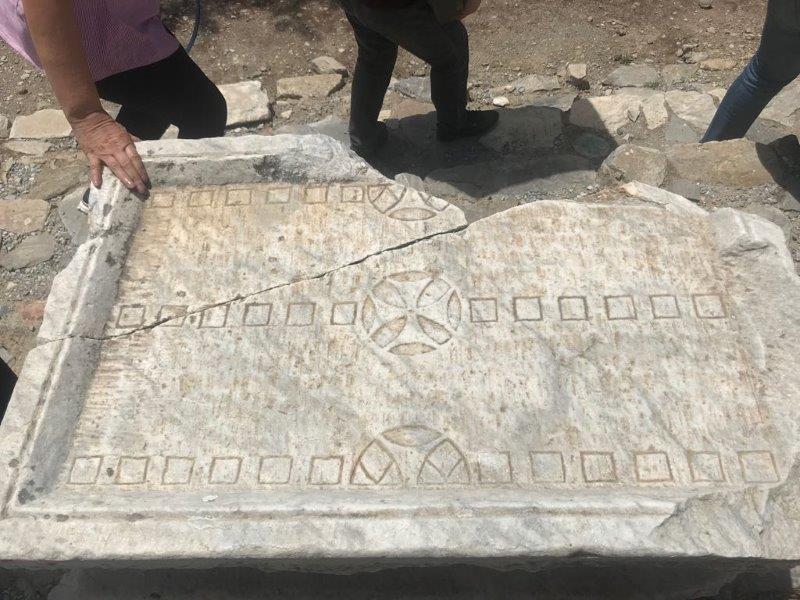 The early christians communicated with each other through these çhess board stations in the public square of the city