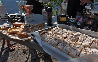 Pastries and snacks at Rose Ridge