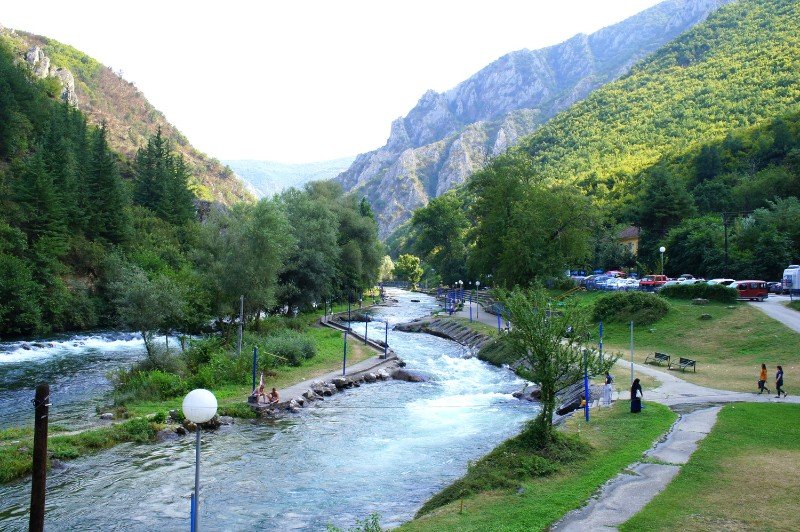 Skopje rivers mountains Vardar River rock climbing hiking