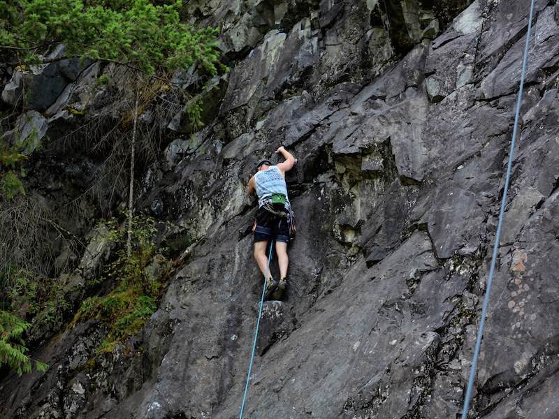 Let's remember that there's a friend on the other end of that rope-climbing is a sport that relies on friendship!