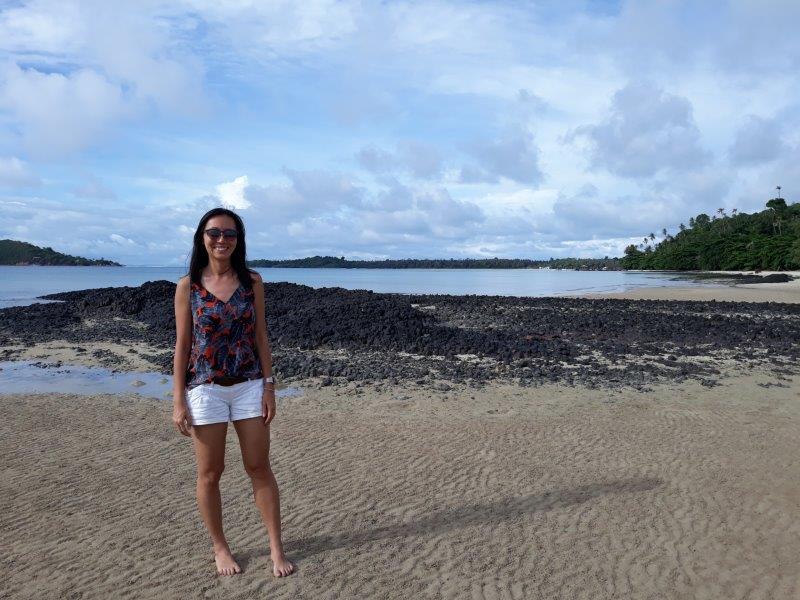 20190607 161533 1 The private beach at Mira Montra beachfront resort during low tide