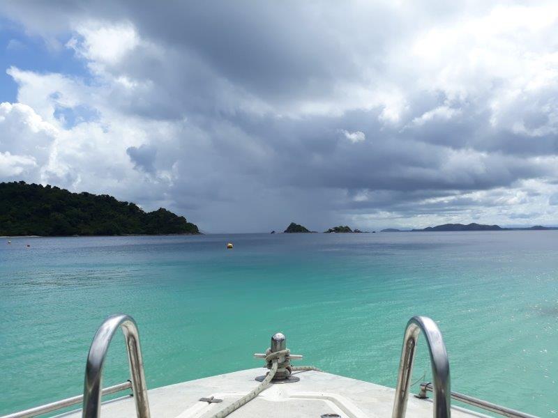 20190608 101905 The different shades of blue of the waters at the islands off Koh Mak