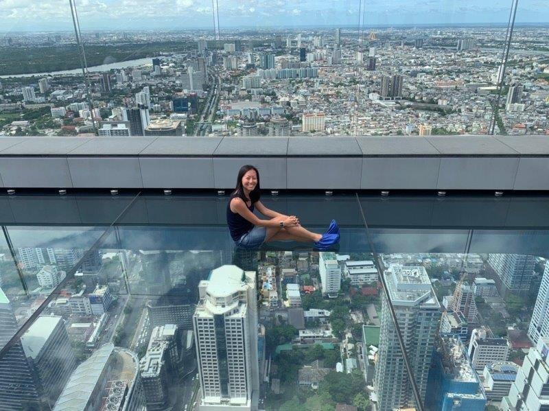 IMG 20190610 162012 700 King Power Mahanakhon Skywalk, a cantilevered glass floor at the 78th storey that lets you feel like you're walking on air