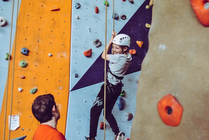 A climbing gym is a great activity for those traveling with kids! | Bouldering Gyms in Asia