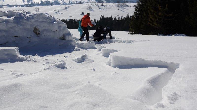 build an igloo Of Igloos and Husky Hugs - 1 Week Outdoor Adventures in Slovakia
