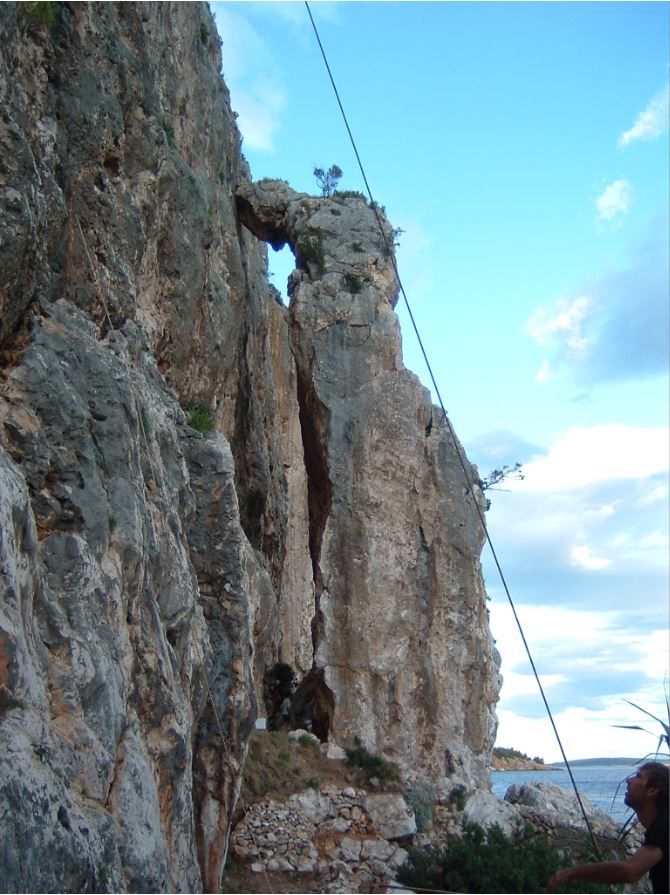 climbing spot is situated on the east side of the small village Sv. Nedjelja