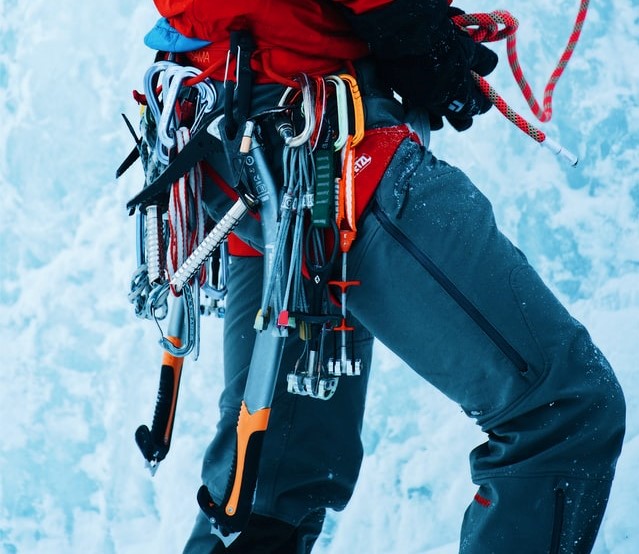 best ice climbing harness and gear