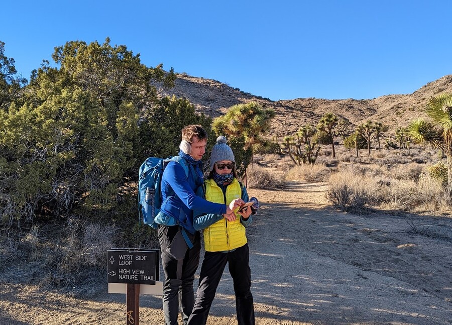 directions landscape Climbing in Joshua Tree