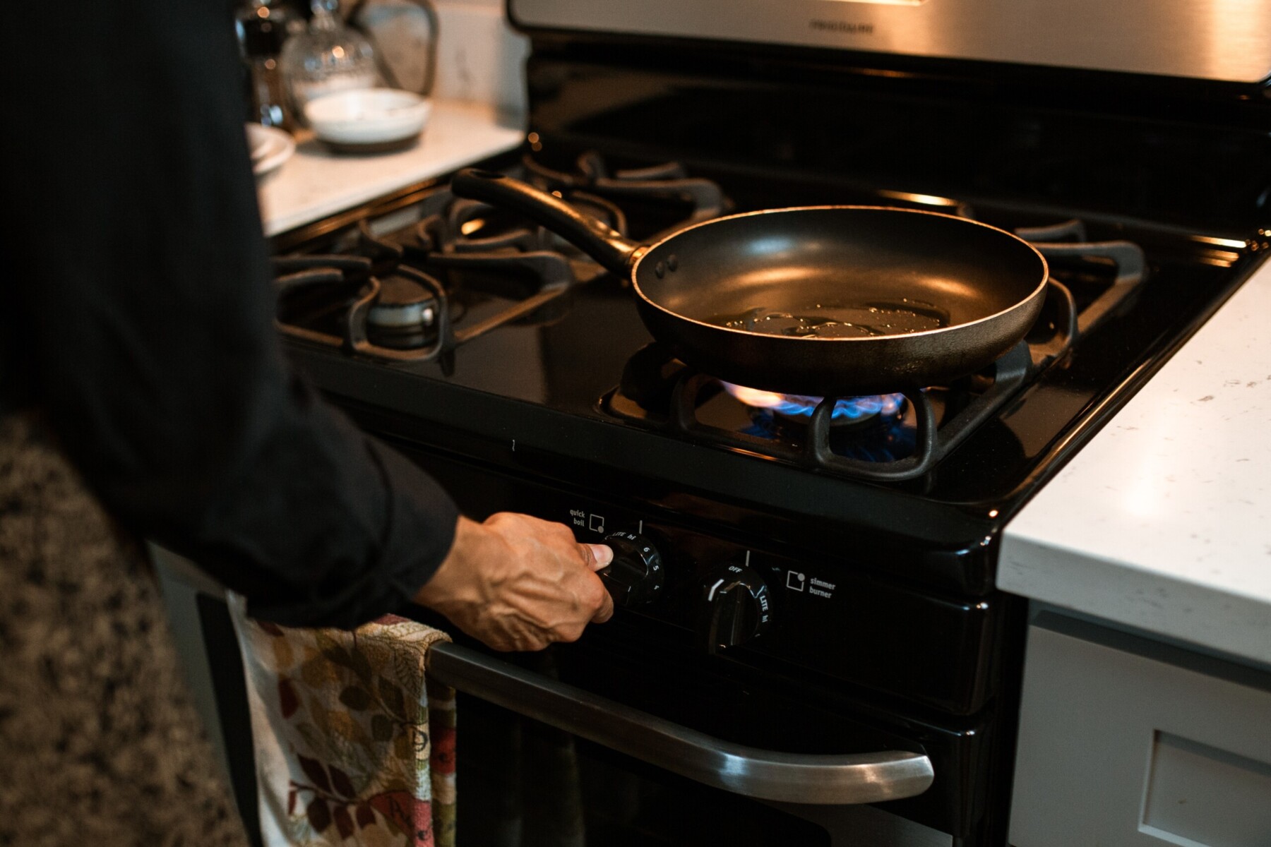 gas stove | full time rv living with kids