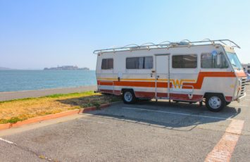 RV at the water