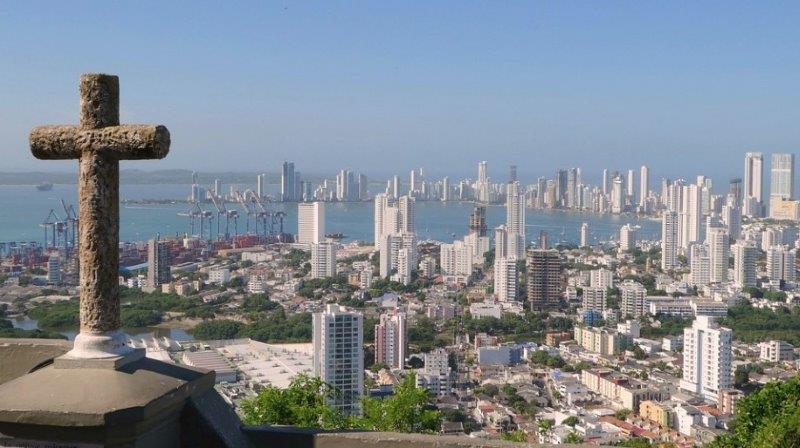 cartagena overview of cityscape