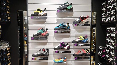 climbing shoes in a store climbing shoes in a store_og