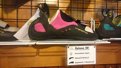 la sportiva pink climbing shoes la sportiva pink climbing shoes on shelf