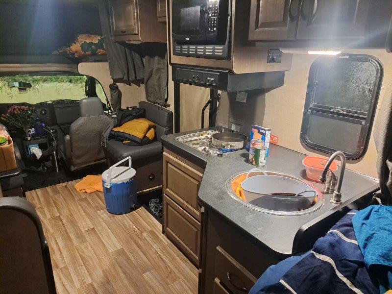 sink in campervan sink and amenities inside rv campervan
