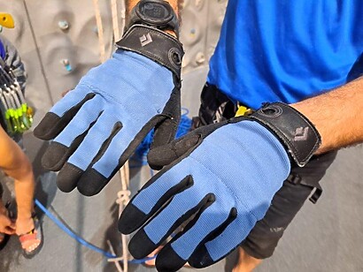 blue climbing gloves blue black climbing gloves