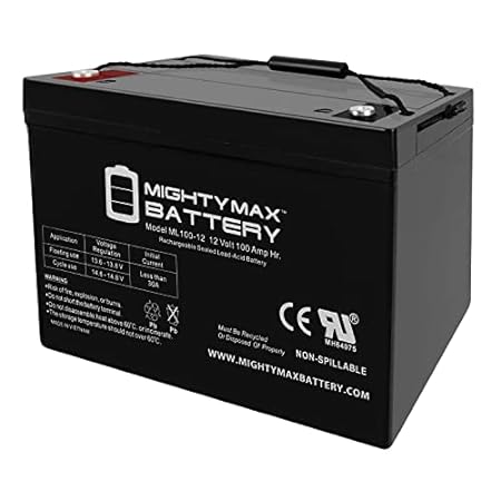 414GeMc09ZL. SL450 Mighty Max 12V AGM Battery