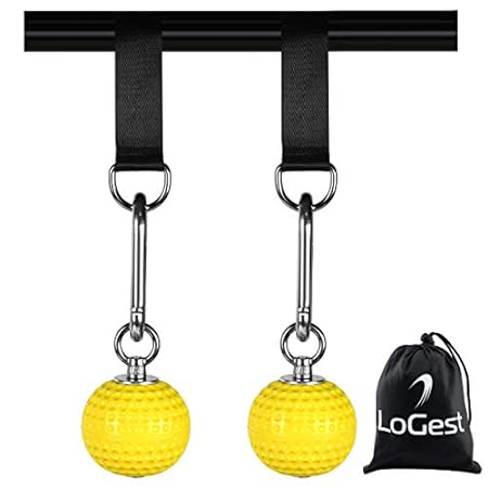 Logest Climbing Pull Up Power Ball Set with Strap
