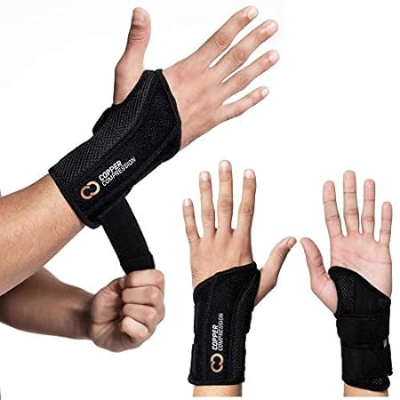 Copper Compression Wrist Brace