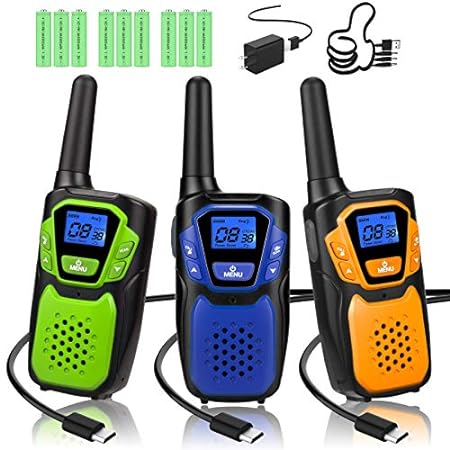 Topsung M920 Family Long Range 3 Pack Walkie Talkies