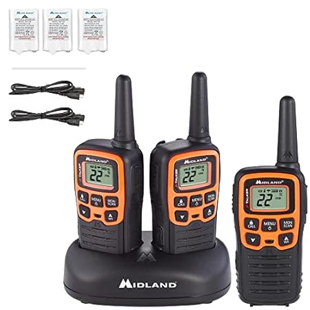 Midland X-TALKER T51VP3 22 Channel FRS Radio 3 Pack